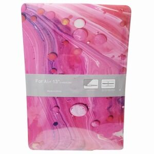 MacBook Air 13" Hard Shell Case Pink Marble A1369 A1466